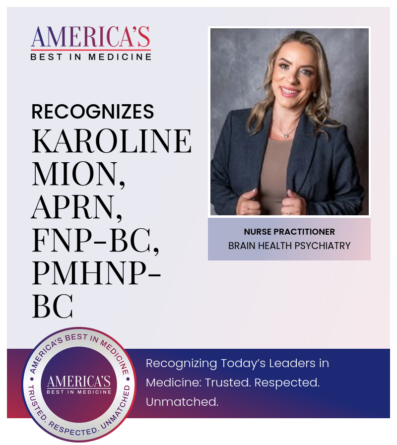 America's Best in Medicine recognition for Brain Health Psychiatry