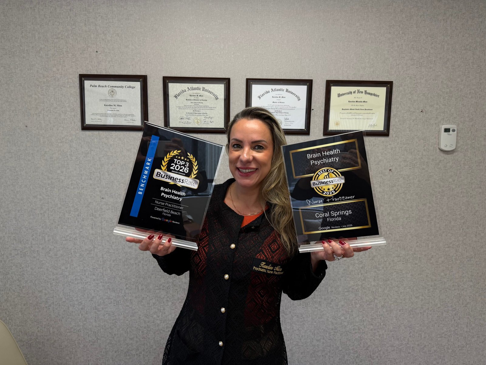Brain Health Psychiatry provider leadership recognition