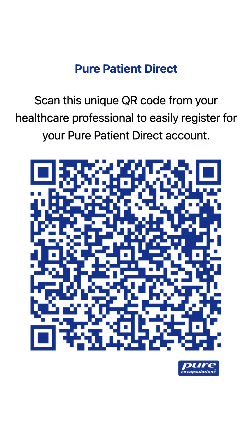 Pure Encapsulations QR code for Brain Health Psychiatry